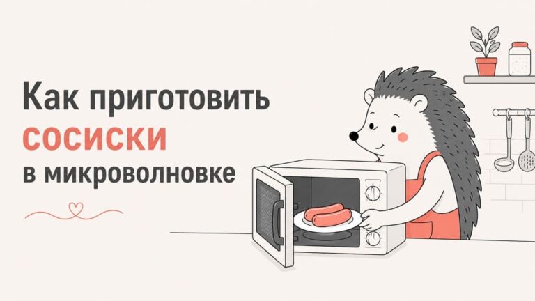 Как приготовить сосиски в микроволновке