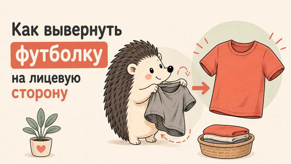 Как вывернуть футболку на лицевую сторону