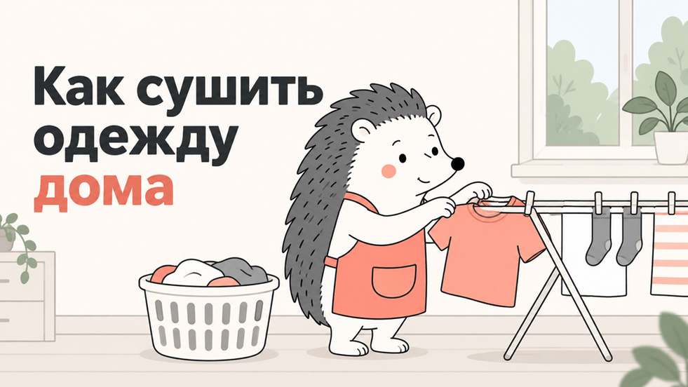 Как сушить одежду дома